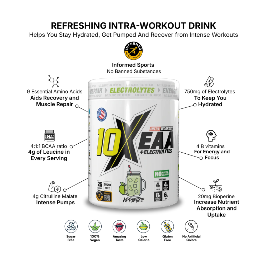 10X EAA 25 Servings - 450g