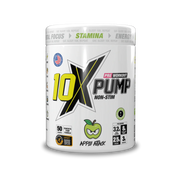 10X PUMP Stim free Pre-Workout 50 Scoops - 600g