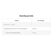 Ashwagandha (620 mg) 60 caps - Goldtouch Nutrition